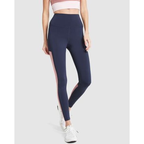 Nylora Dylan Navy & Pink Leggings // S - Picture 1 of 8